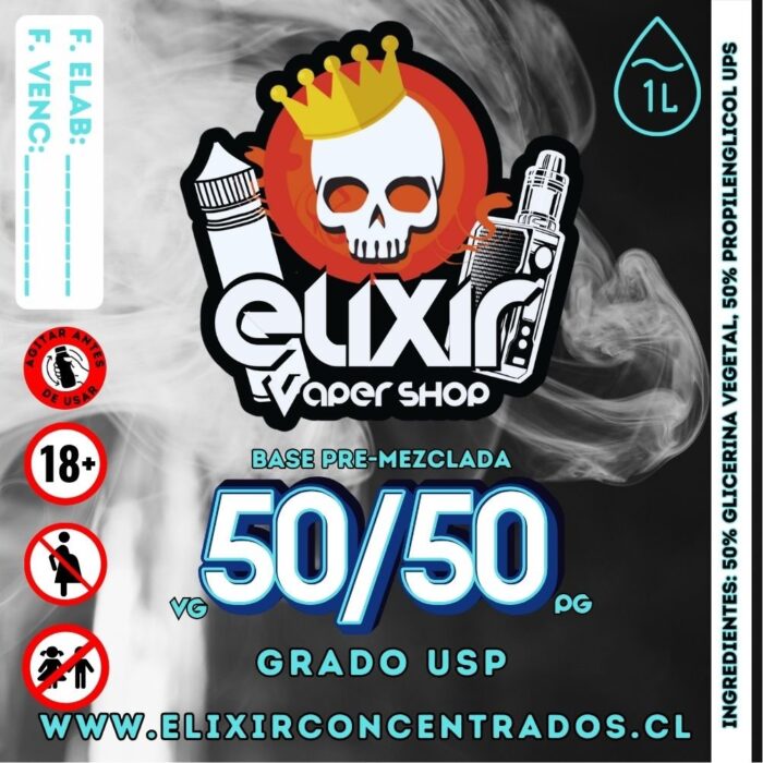 Base 80VG/20PG - 70VG/30PG - 60VG/40PG - 50VG/50PG 1 Litro - Imagen 4
