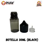 Botella tipo chubby 30 ml Clear & Black - Imagen 10