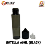 Botella Elixir chubby  60 ml Clear & Black - Imagen 7