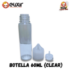 Botella Elixir chubby  60 ml Clear & Black - Imagen 8