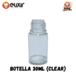 Botella tipo chubby 30 ml Clear & Black - Imagen 12