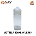 Botella tipo chubby 100 ml Clear & Black - Imagen 4