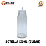 Botella tipo chubby 120 ml Clear & Black - Imagen 13