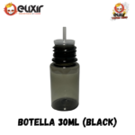Botella tipo chubby 30 ml Clear & Black - Imagen 7