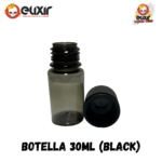 Botella tipo chubby 30 ml Clear & Black - Imagen 6