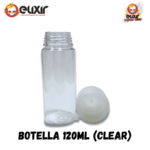 Botella tipo chubby 120 ml Clear & Black - Imagen 15