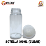 Botella tipo chubby 100 ml Clear & Black - Imagen 7
