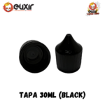 Botella tipo chubby 30 ml Clear & Black - Imagen 5