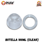 Botella tipo chubby 100 ml Clear & Black - Imagen 9