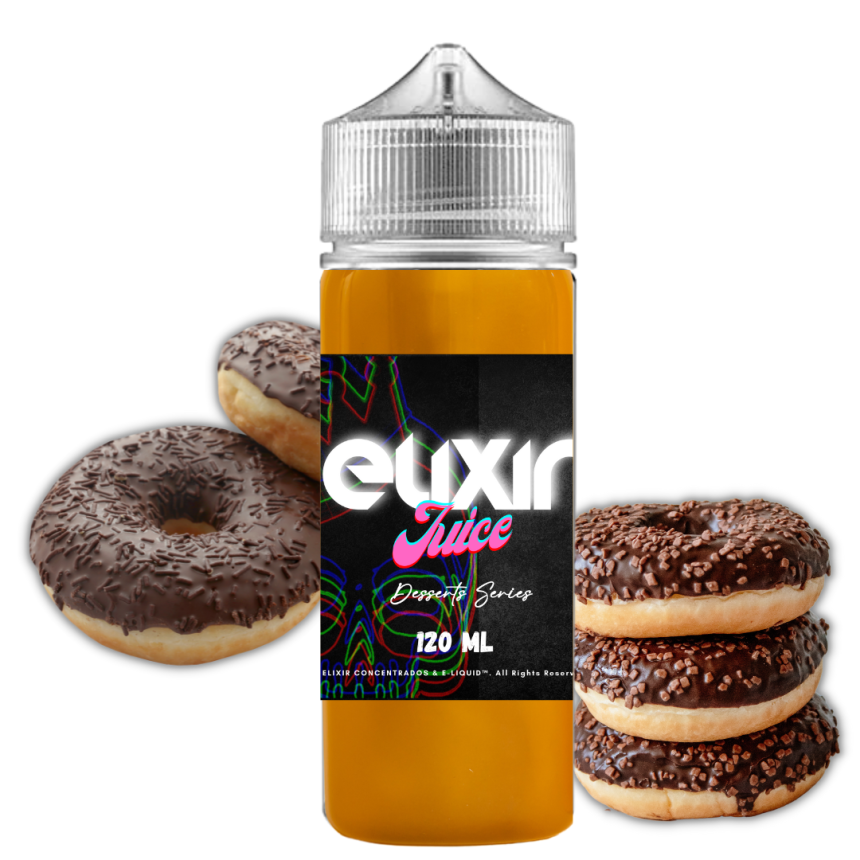 *Elixir Juice Chocolate Donuts 120 ml - Elixir Vaper Shop y Concentrados
