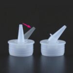 Botella tipo chubby 120 ml Puntilla Removible Clear & Black - Imagen 3