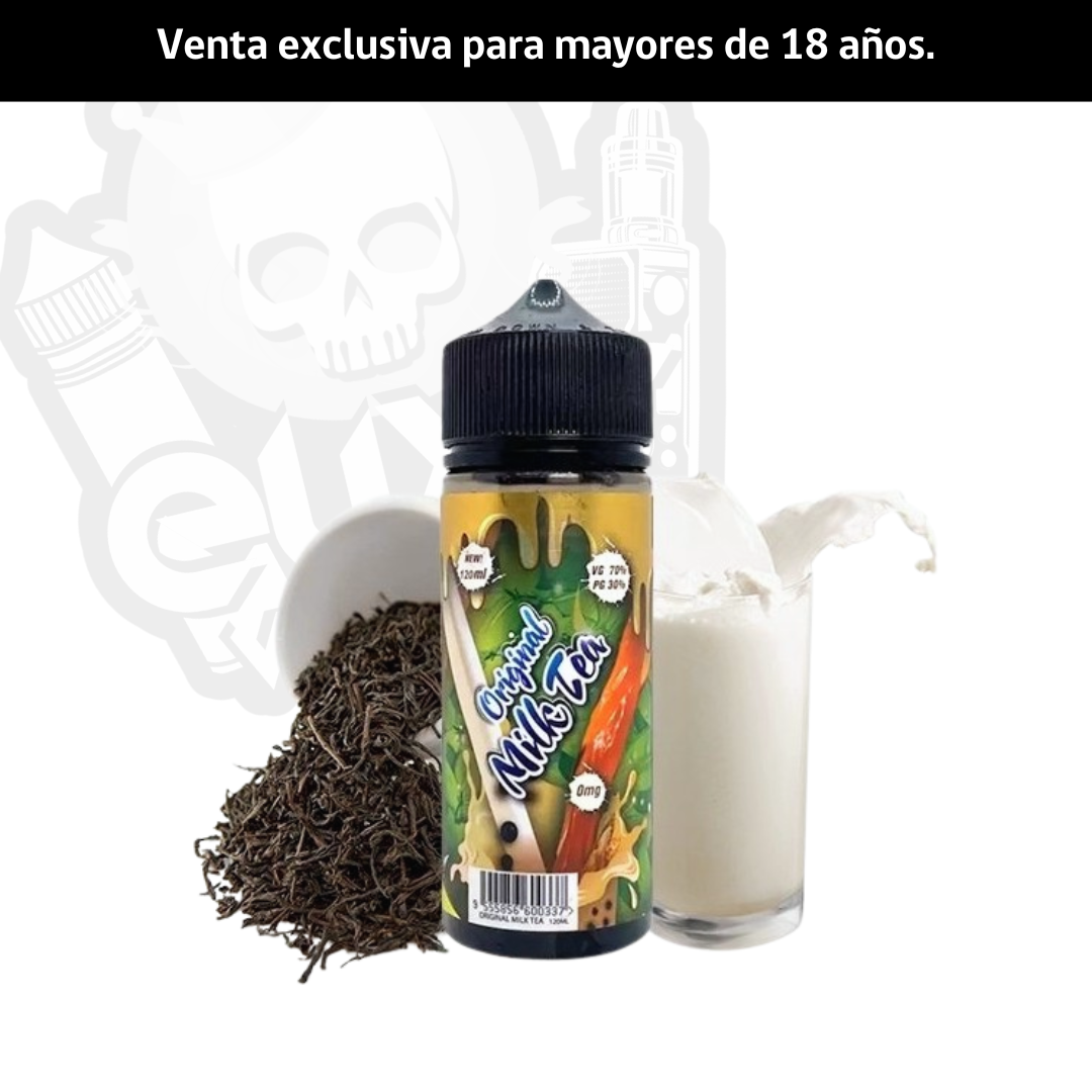 Milk Tea Fizzy Juice Original Milk Tea 100ml + booster - Imagen 1