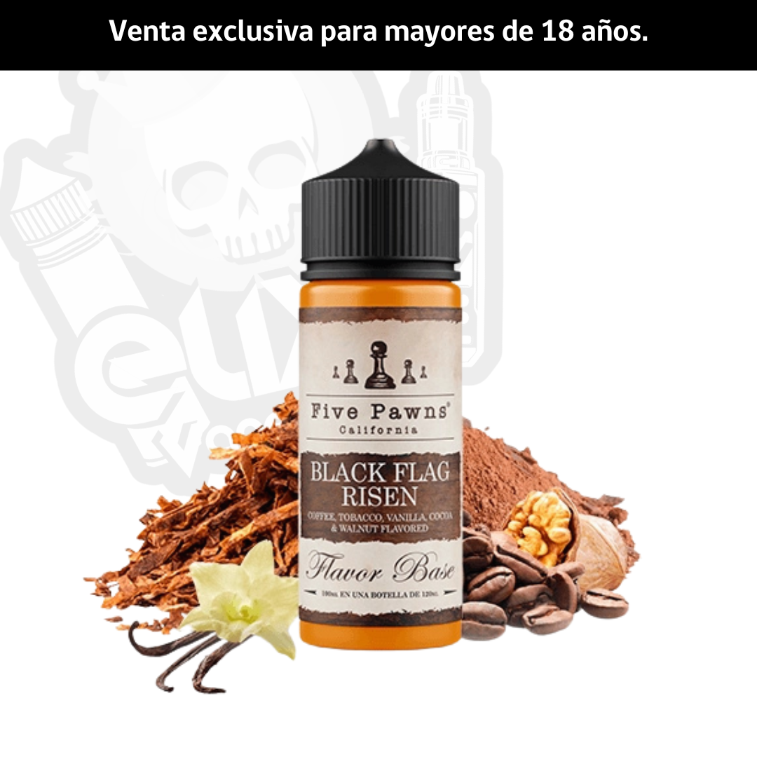 Five Pawns Black Flag Risen 100ml + Booster