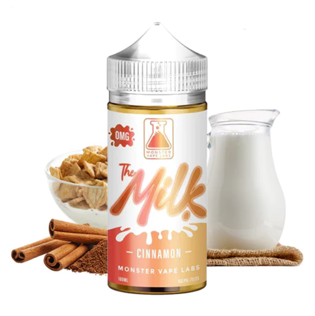 cina The Milk Cinnamon 100 ml + Booster para dejar en 3mg - Imagen 1