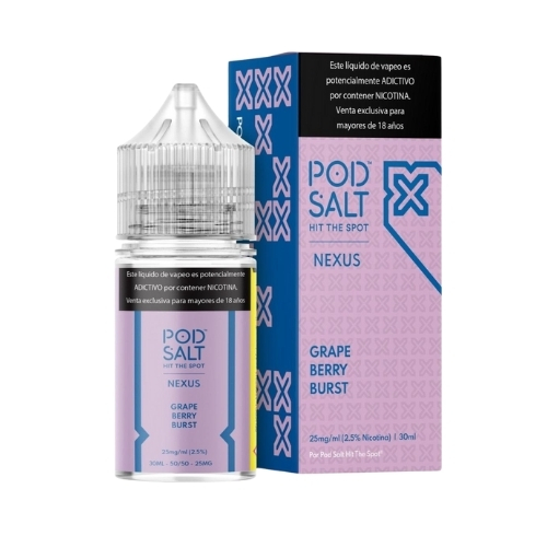 Grape Berry burts Pod Salt - Nexus Grape Berry Burst 30ml 25mg - Imagen 1