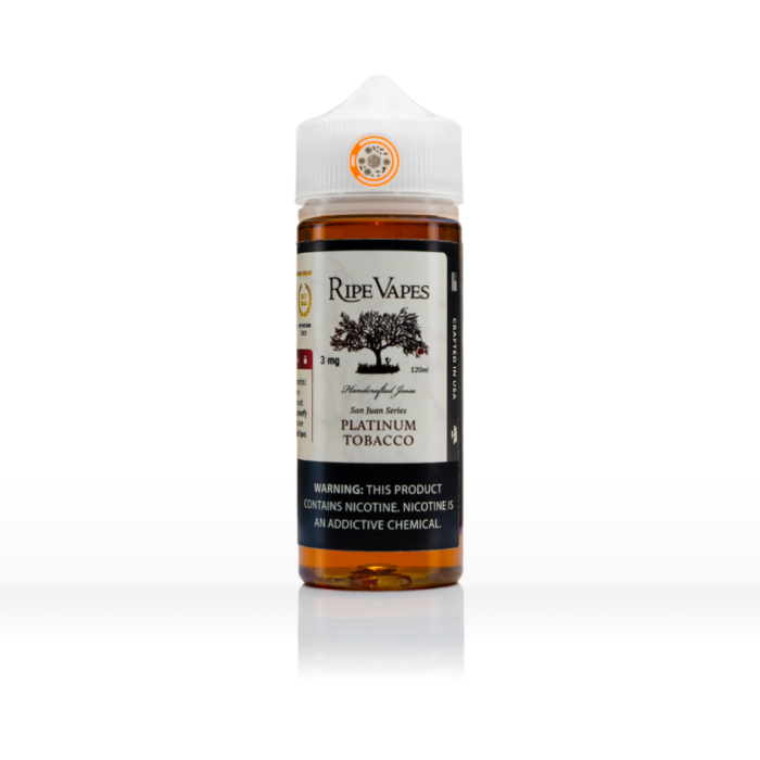 Ripe Vapes - San Juan Series Platinum Tobacco 120ml 3mg - Imagen 2